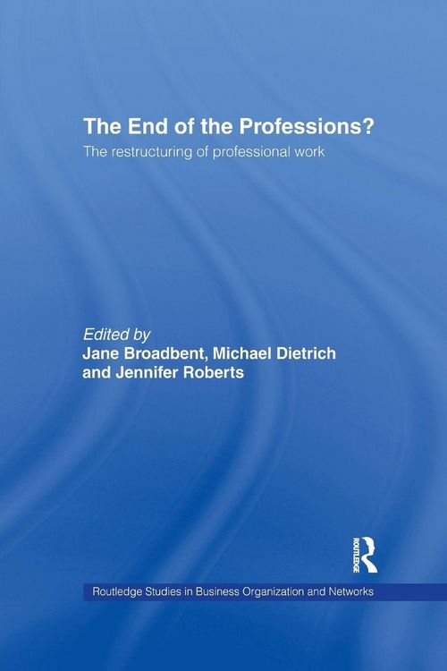 Produktbild: The End of the Professions?