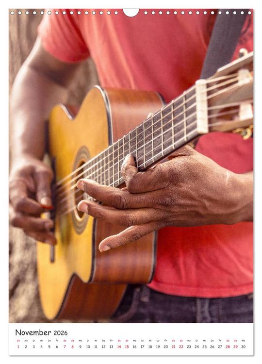 Produktbild: Gitarren Show-Up (Wandkalender 2026 DIN A3 hoch), CALVENDO Monatskalender