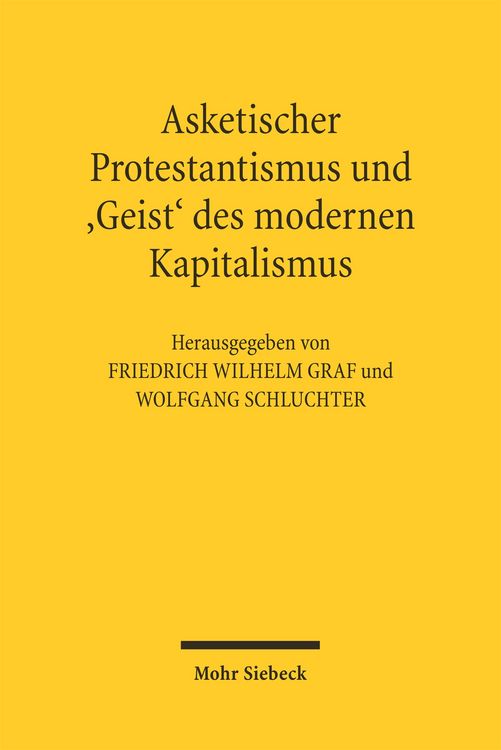 Produktbild: Asketischer Protestantismus und der 'Geist' des modernen Kapitalismus