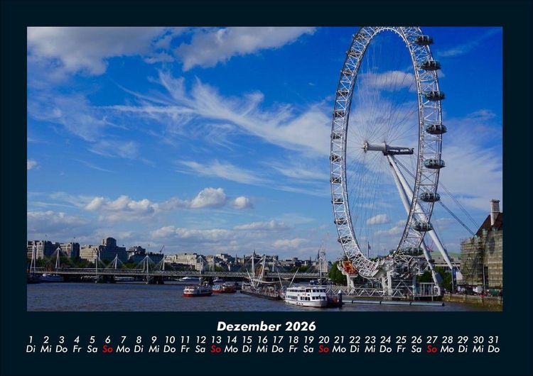 Produktbild: London - Impressionen 2026 Fotokalender DIN A4