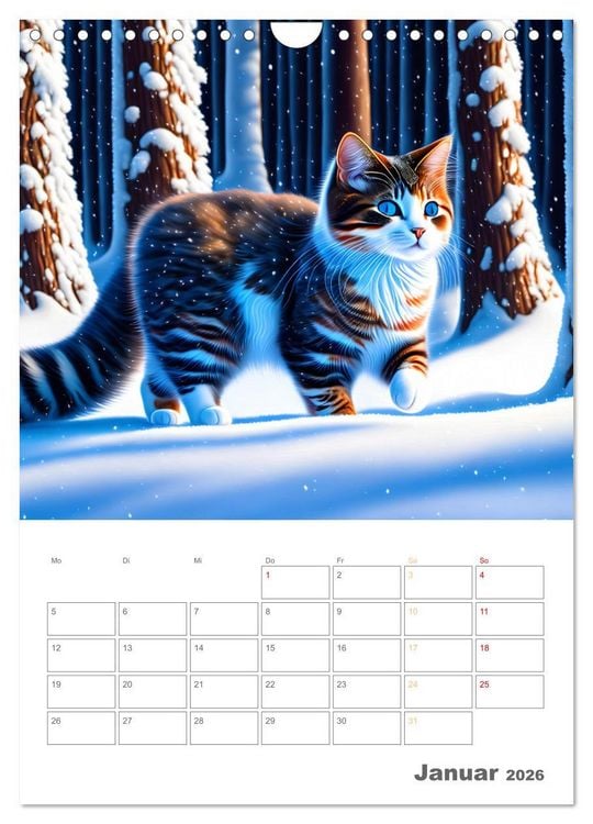 Produktbild: Liebenswerte Hunde und Katzen (Wandkalender 2026 DIN A4 hoch), CALVENDO Monatskalender