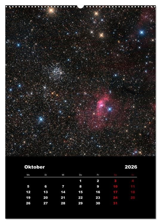 Produktbild: Das Universum (Wandkalender 2026 DIN A2 hoch), CALVENDO Monatskalender