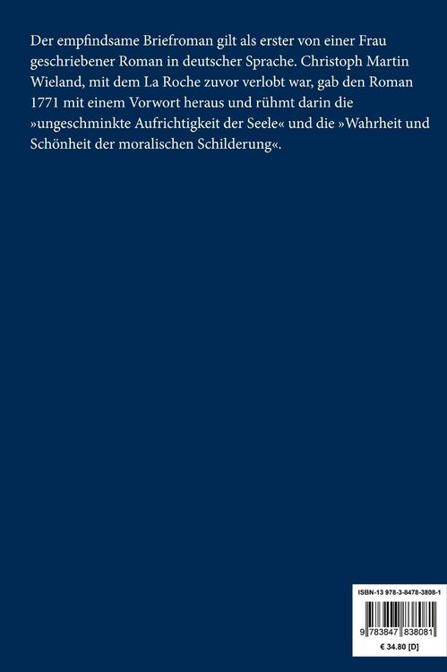 Produktbild: Geschichte des Fr&auml;uleins von Sternheim (Gro&szlig;druck)