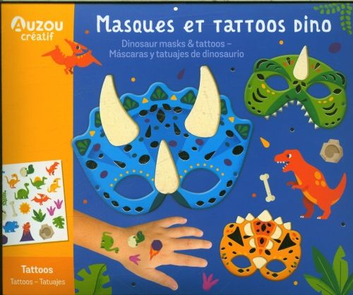 Produktbild: Masques et tattoos dino