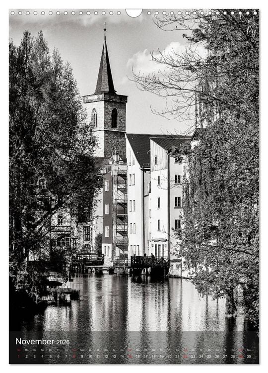 Produktbild: Ein Blick auf Erfurt (Wandkalender 2026 DIN A3 hoch), CALVENDO Monatskalender