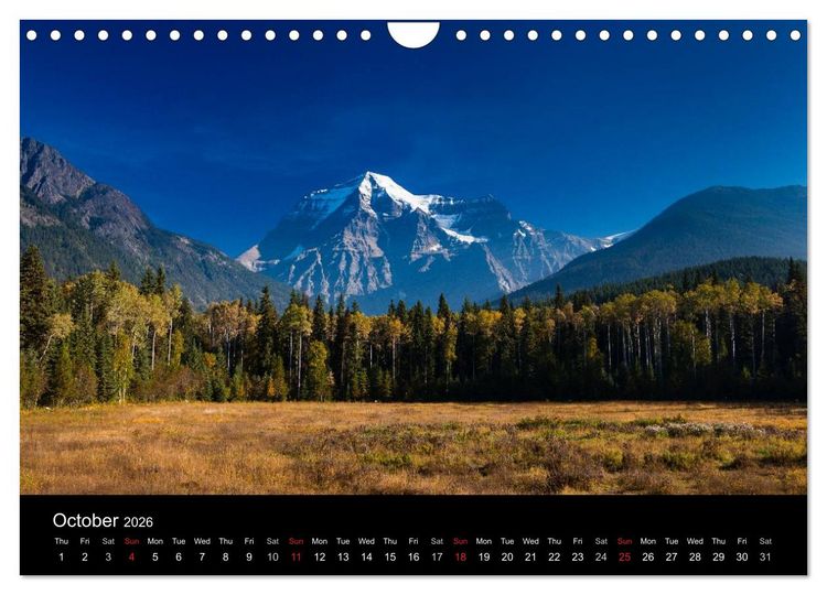 Produktbild: Western Canada (Wall Calendar 2026 DIN A4 landscape), CALVENDO 12 Month Wall Calendar