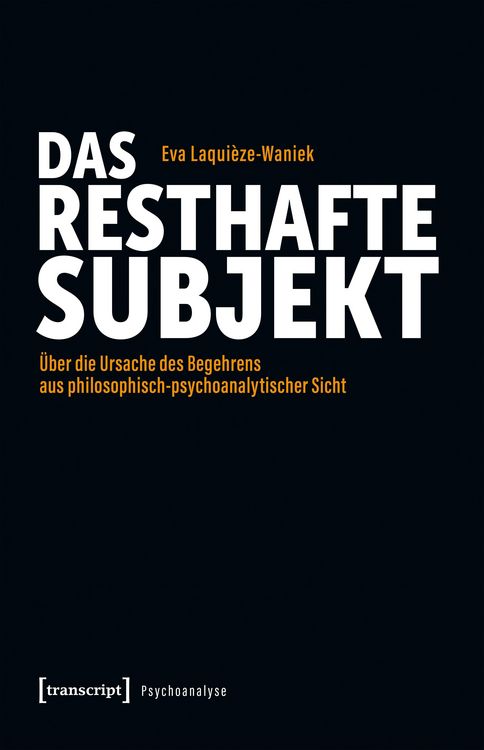 Produktbild: Das resthafte Subjekt