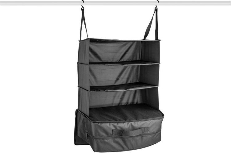 Produktbild: Calima Camping Wandregal Camping Regal Schwarz 46035