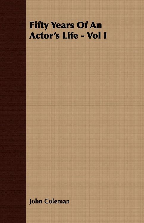 Produktbild: Fifty Years Of An Actor's Life - Vol I