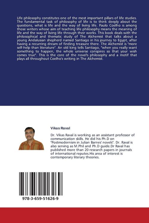 Produktbild: A thematic study of Life Philosophy in Paulo Coelho's "The Alchemist"
