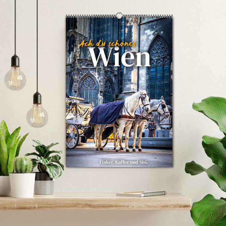 Produktbild: Ach du sch&ouml;nes Wien (Wandkalender 2026 DIN A2 hoch), CALVENDO Monatskalender