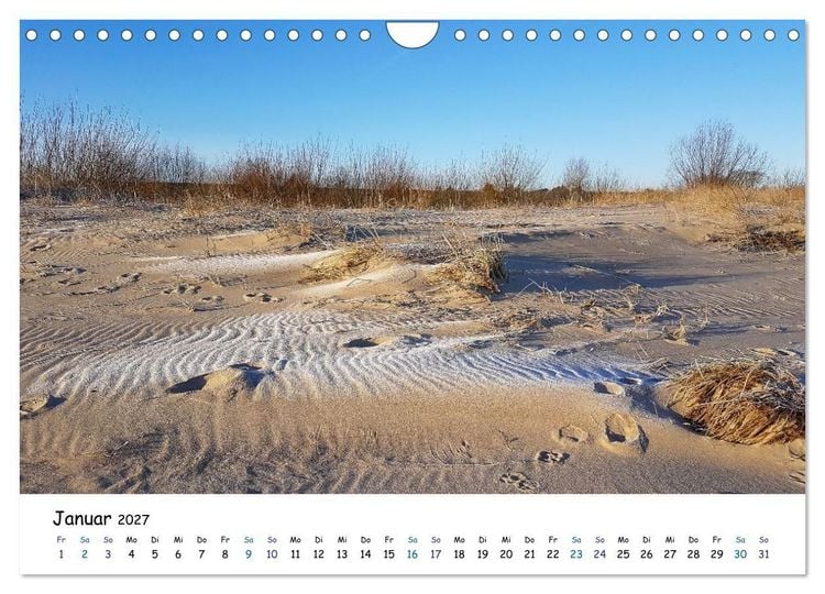 Produktbild: Elbinsel Krautsand - Impressionen von Land und Fluss (Wandkalender 2027 DIN A4 quer), CALVENDO Monatskalender