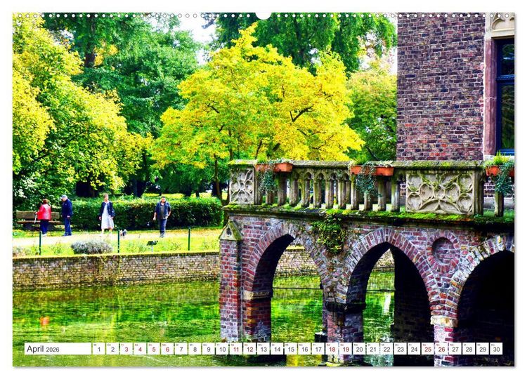 Produktbild: Gr&uuml;nes Paradies - Schlosspark Paffendorf (hochwertiger Premium Wandkalender 2026 DIN A2 quer), Kunstdruck in Hochglanz