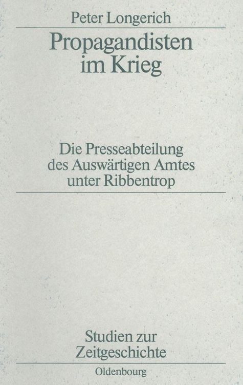 Produktbild: Propagandisten im Krieg