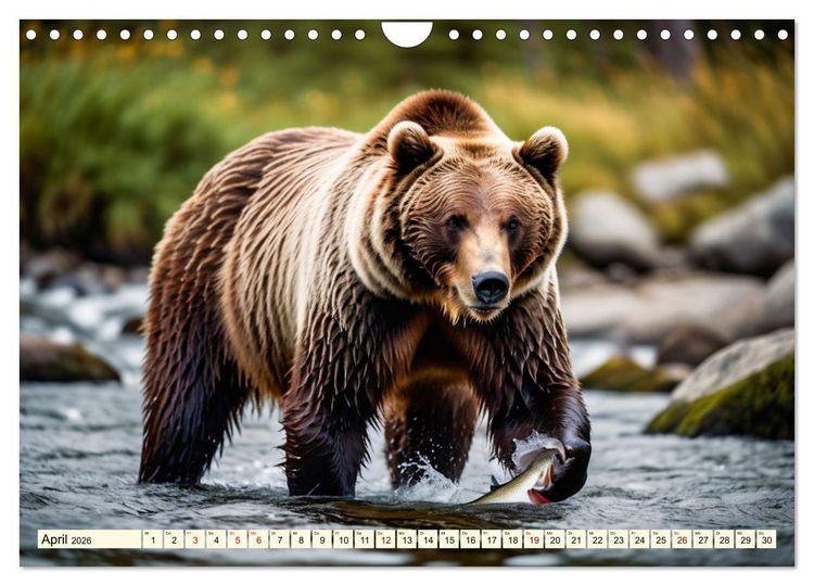 Produktbild: Gro&szlig;e und kleine B&auml;ren (Wandkalender 2026 DIN A4 quer), CALVENDO Monatskalender