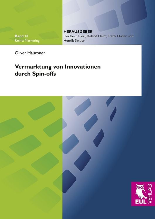 Produktbild: Vermarktung von Innovationen durch Spin-offs