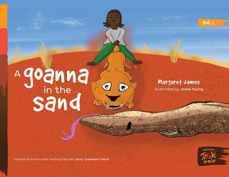 Produktbild: A goanna in the sand