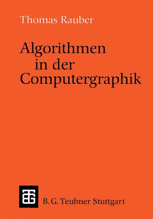 Produktbild: Algorithmen in der Computergraphik