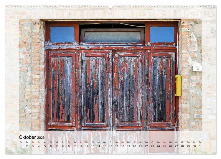 Produktbild: Volterra Perle der Toskana (hochwertiger Premium Wandkalender 2026 DIN A2 quer), Kunstdruck in Hochglanz