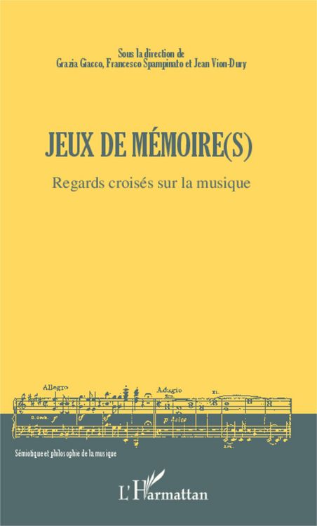 Produktbild: Jeux de m&eacute;moire(s)