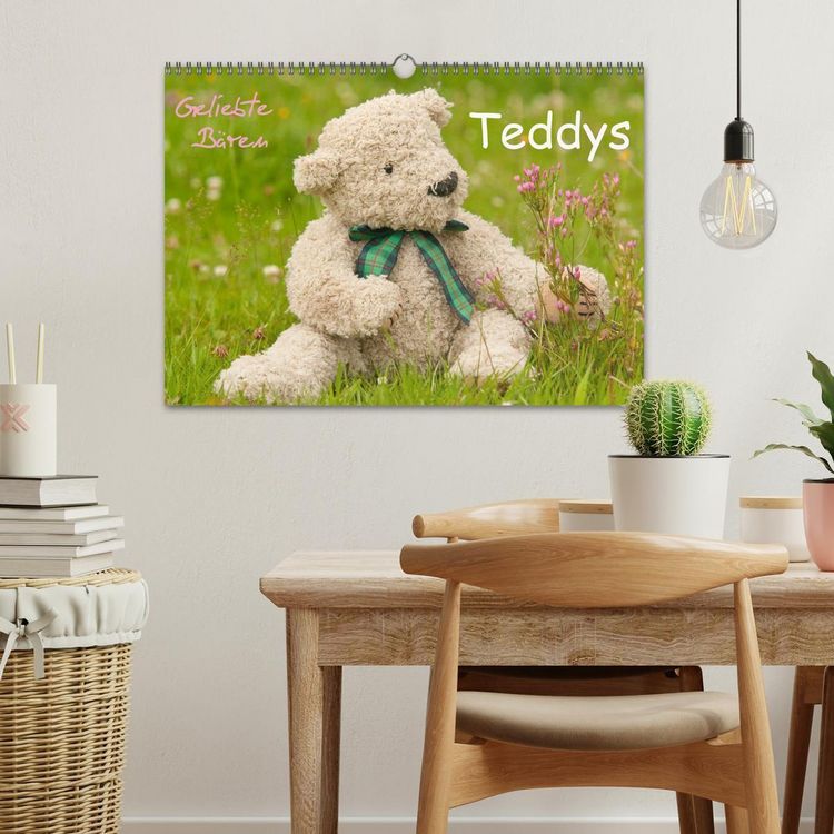 Produktbild: Geliebte B&auml;ren - Teddys (Wandkalender 2026 DIN A3 quer), CALVENDO Monatskalender