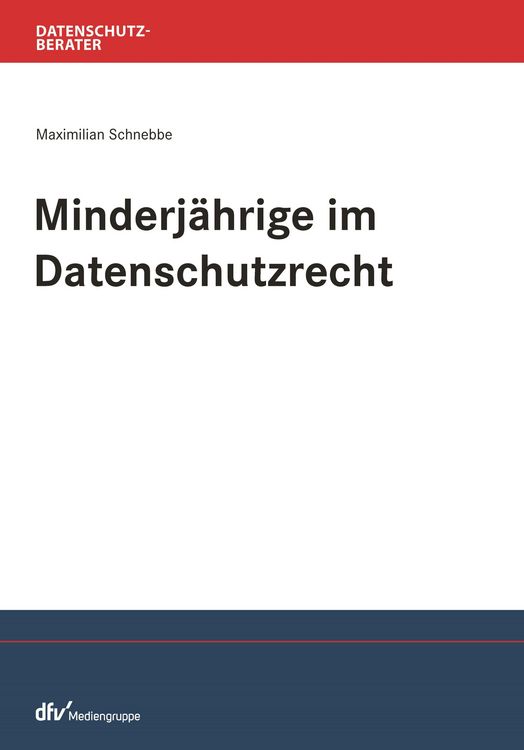 Produktbild: Minderj&auml;hrige im Datenschutzrecht