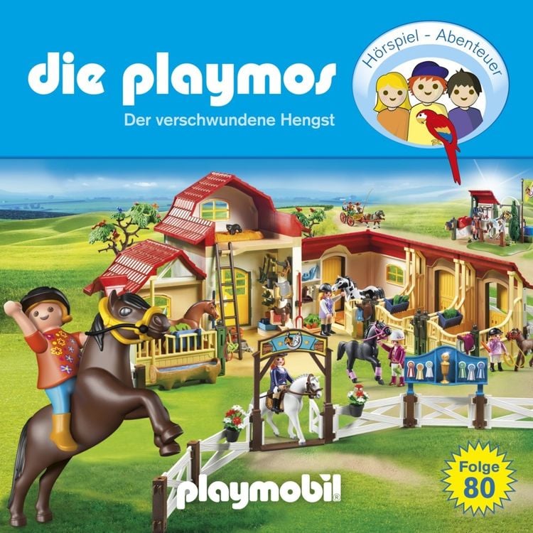 Produktbild: Die Playmos - Das Original Playmobil Hörspiel, Folge 80: Der verschwundene Hengst