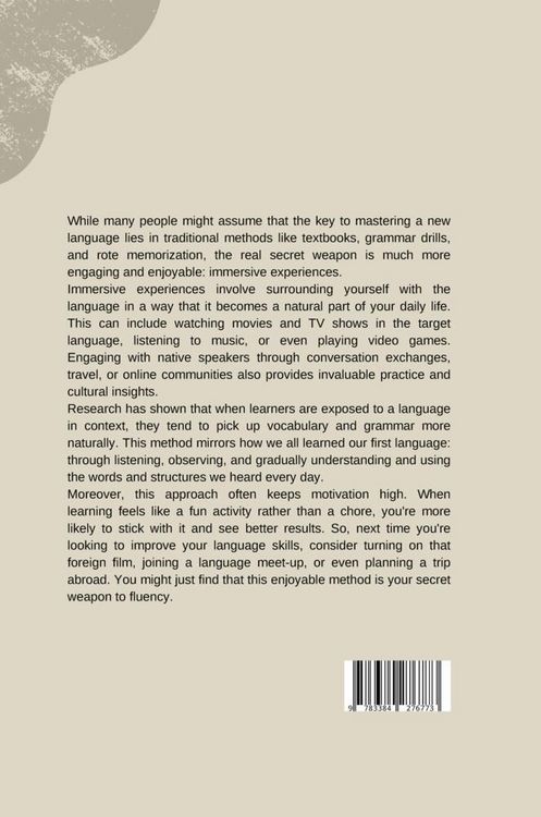 Produktbild: The Secret Weapon for Language Learning: It's Not What You Think Author name: George Orwell