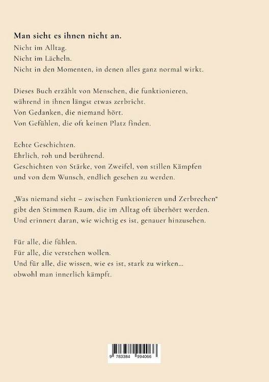 Produktbild: Was niemand sieht