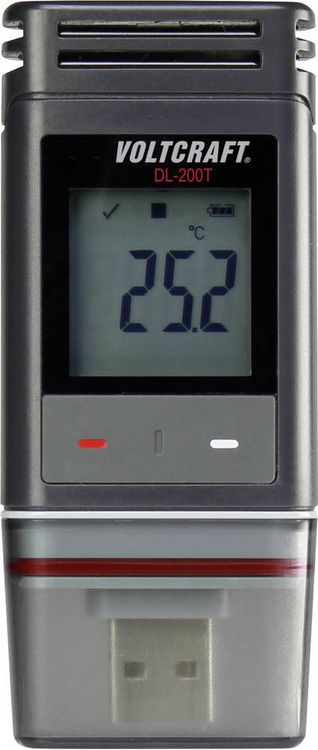 Produktbild: VOLTCRAFT DL-200 T DL-200T Temperatur-Datenlogger Messgr&ouml;&szlig;e Temperatur -30 bis +60 &deg;C PDF Funktion