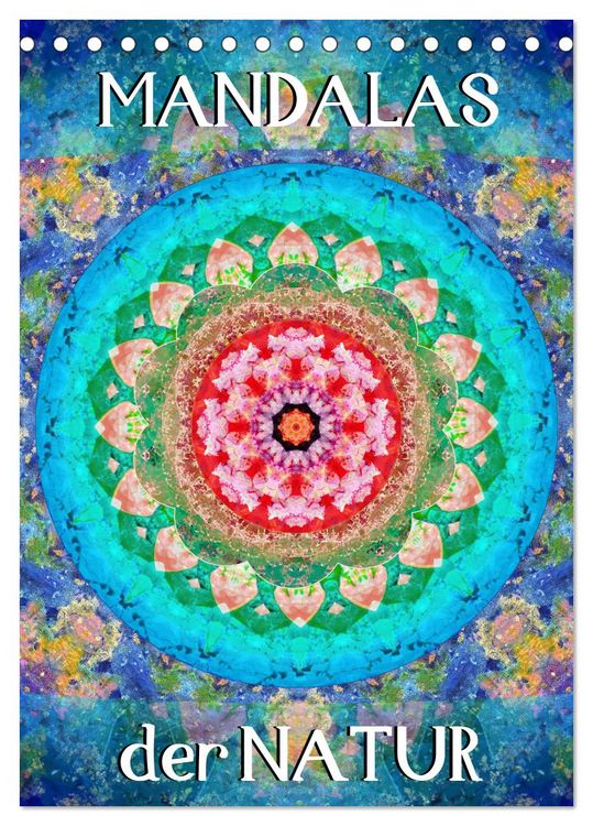 Produktbild: MANDALAS der Natur (Tischkalender 2026 DIN A5 hoch), CALVENDO Monatskalender