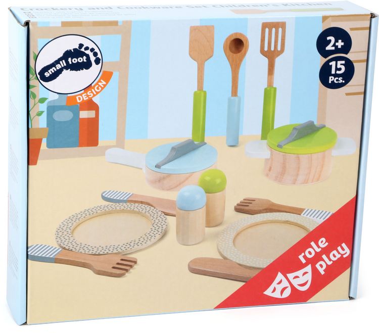 Produktbild: Geschirr- und Topfset Kinderk&uuml;che