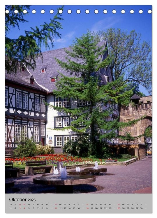 Produktbild: Der Harz und seine Sehensw&uuml;rdigkeiten (Tischkalender 2026 DIN A5 hoch), CALVENDO Monatskalender