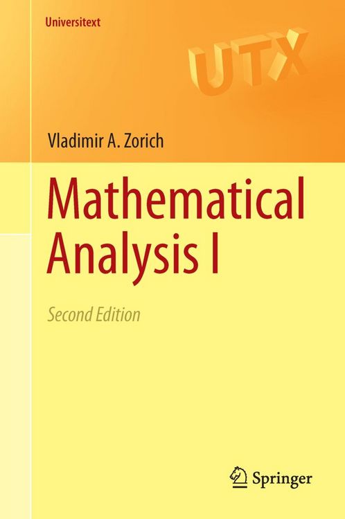 Produktbild: Mathematical Analysis I