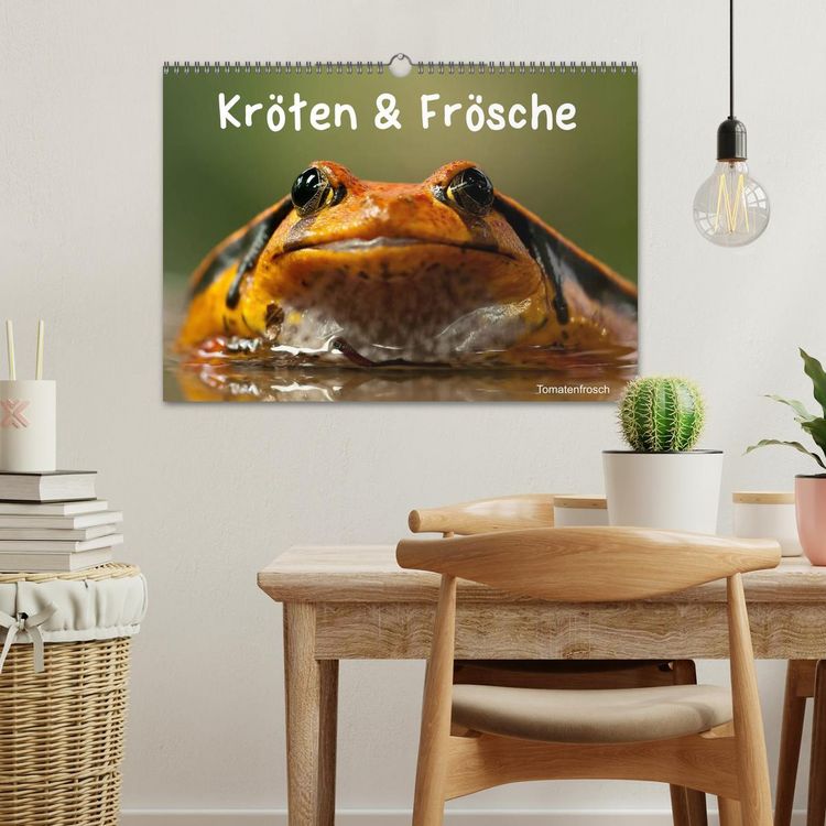 Produktbild: Kr&ouml;ten & Fr&ouml;sche (Wandkalender 2026 DIN A3 quer), CALVENDO Monatskalender