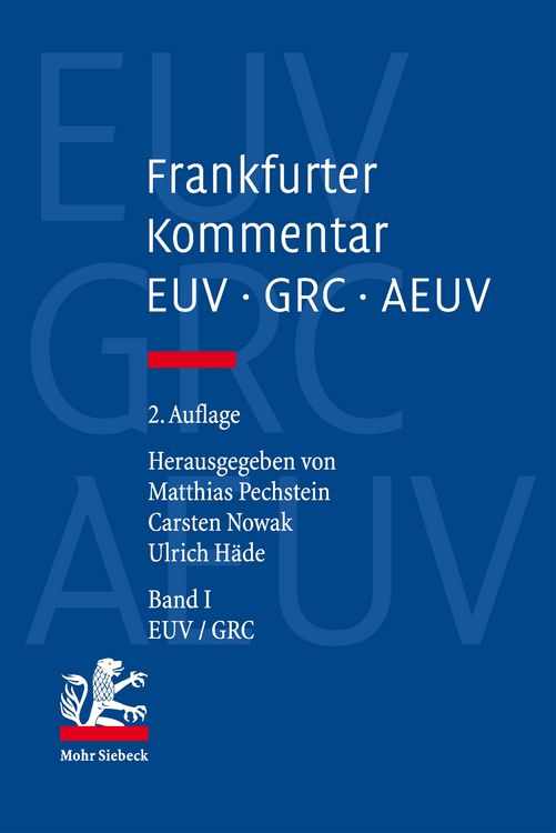 Produktbild: Frankfurter Kommentar zu EUV, GRC und AEUV (2. Aufl.)