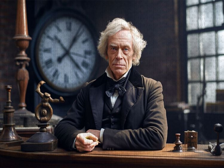 Produktbild: CALVENDO Puzzle Michael Faraday | 1000 Teile Lege-Gr&ouml;&szlig;e 64x48cm Foto-Puzzle f&uuml;r gl&uuml;ckliche Stunden