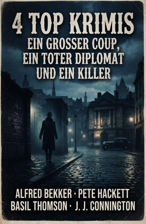 Produktbild: 4 Top Krimis: Ein gro&szlig;er Coup, ein toter Diplomat und ein Killer