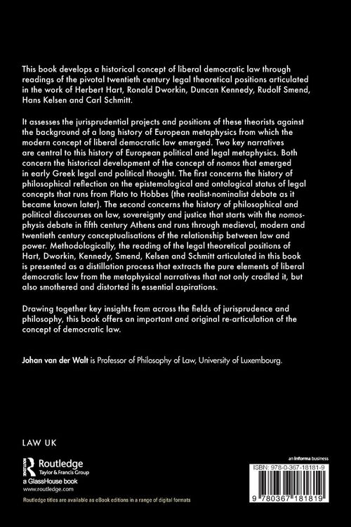 Produktbild: The Concept of Liberal Democratic Law