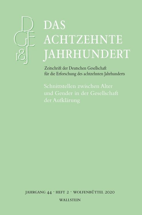 Produktbild: Das achtzehnte Jahrhundert 44/2