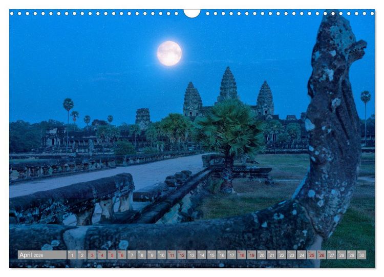 Produktbild: Vollmond - Momente der Ruhe (Wandkalender 2026 DIN A3 quer), CALVENDO Monatskalender