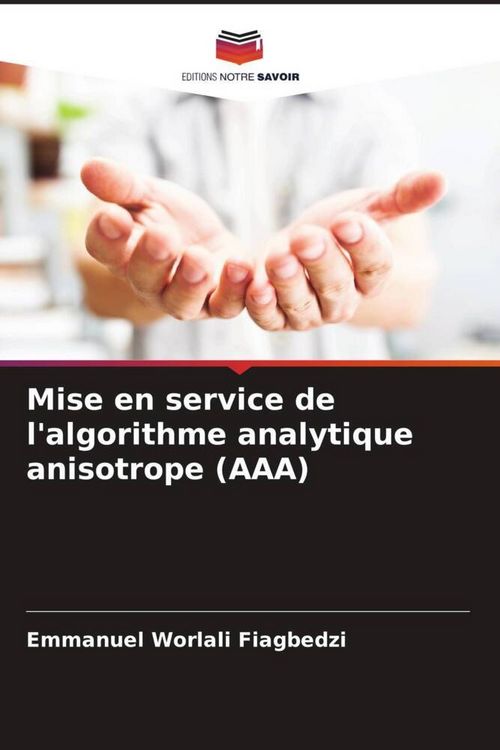 Produktbild: Mise en service de l'algorithme analytique anisotrope (AAA)