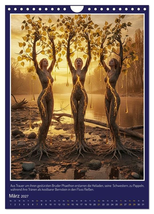 Produktbild: Metamorphosen in antiken Erz&auml;hlungen (Wandkalender 2027 DIN A4 hoch), CALVENDO Monatskalender