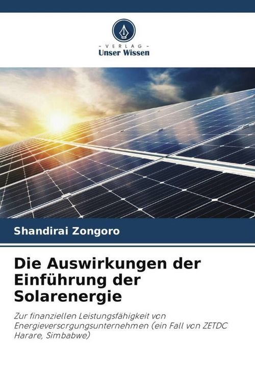 Produktbild: Die Auswirkungen der Einf&uuml;hrung der Solarenergie