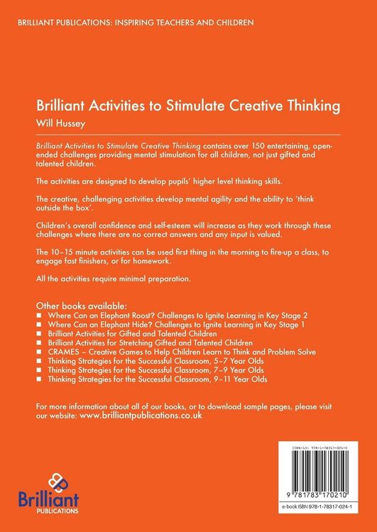 Produktbild: Brilliant Activities to Stimulate Creative Thinking