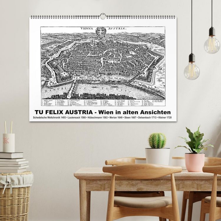 Produktbild: TU FELIX AUSTRIA - Wien in alten Ansichten (Wandkalender 2026 DIN A2 quer), CALVENDO Monatskalender