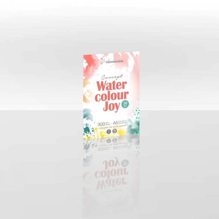 Produktbild: Hahnem&uuml;hle Concept Watercolour Joy DIN A5, 50 Bogen