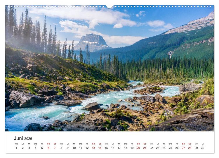 Produktbild: Glacier Nationalpark - Eine Reise in den bezaubernden Nationalpark. (hochwertiger Premium Wandkalender 2026 DIN A2 quer), Kunstdruck in Hochglanz