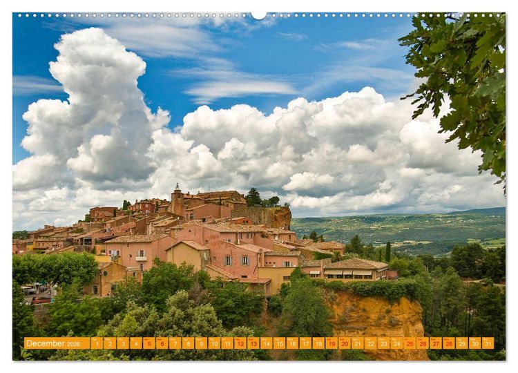 Produktbild: Discover the Beauty of Provence (High Quality Premium Wall Calendar 2026 DIN A2 landscape),CALVENDO 12 Month Wall Calendar