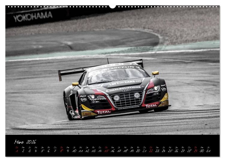 Produktbild: EMOTIONS ON THE GRID - Blancpain Endurance Series N&uuml;rburgring (Wandkalender 2026 DIN A2 quer), CALVENDO Monatskalender